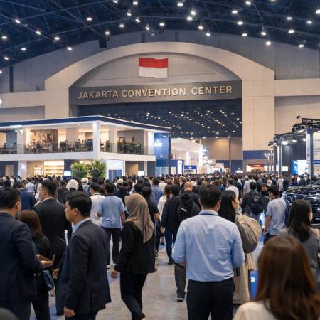 Ilustrasi Booth Pameran