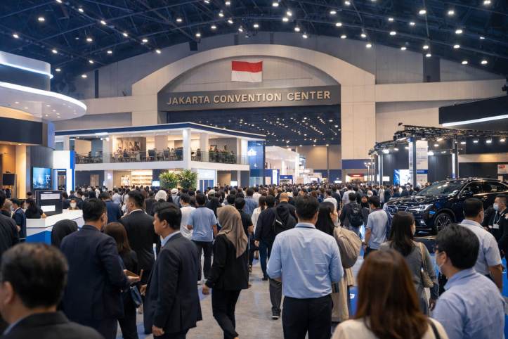 Ilustrasi Booth Pameran